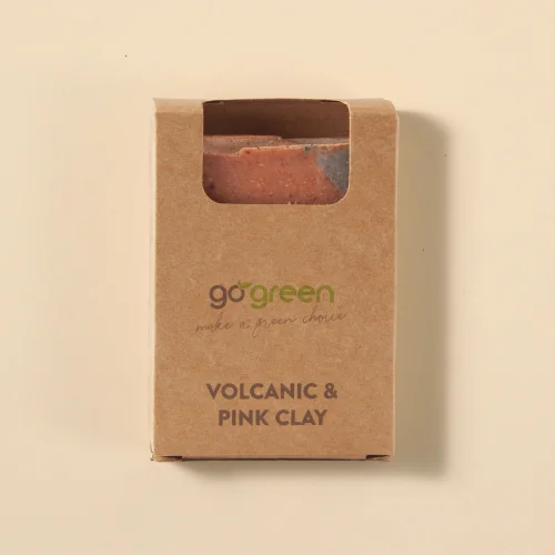 Gogreen Natural - Volcanic & Pink Clay Soap