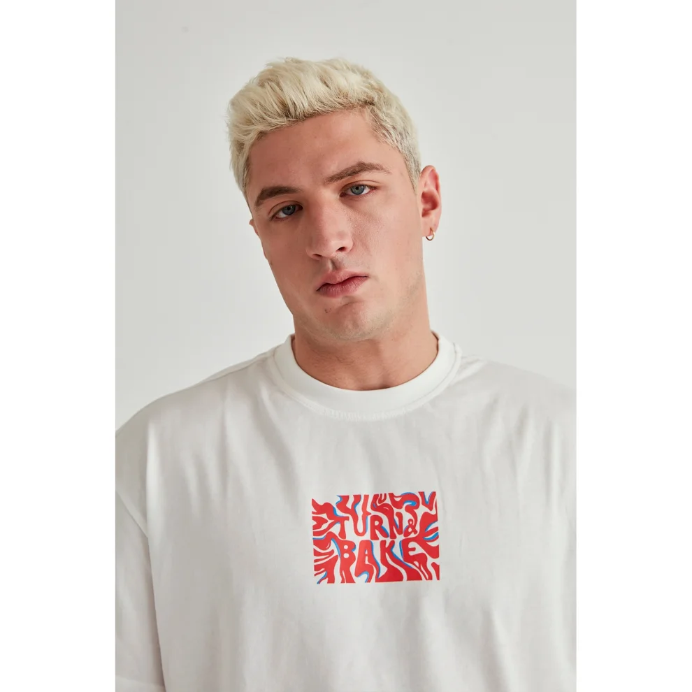 Turn & Bake - Peace White T-shirt