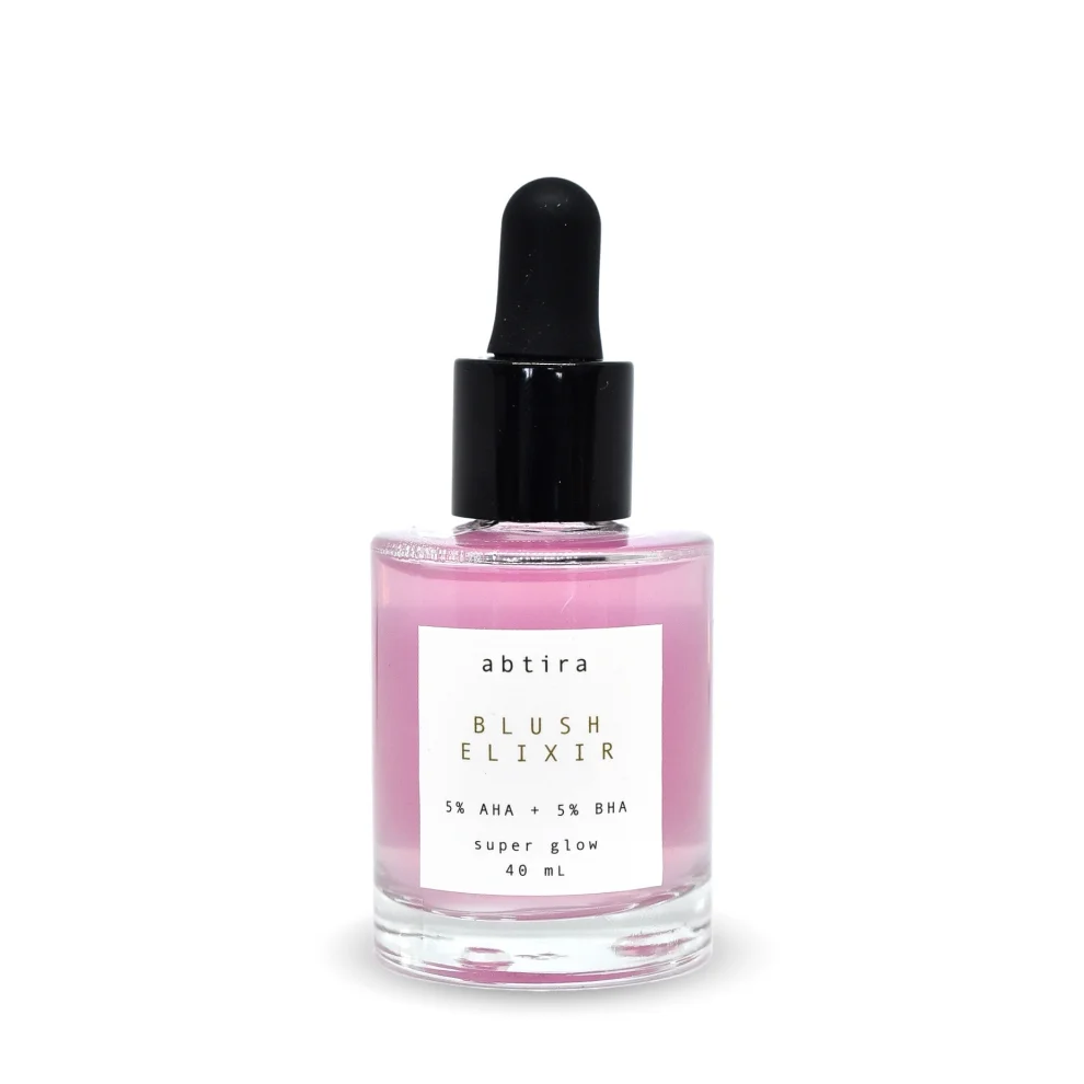 abtira | garden - Blush Elixir Super Glow Serum |  5% Aha + 5% Bha | 40 Ml