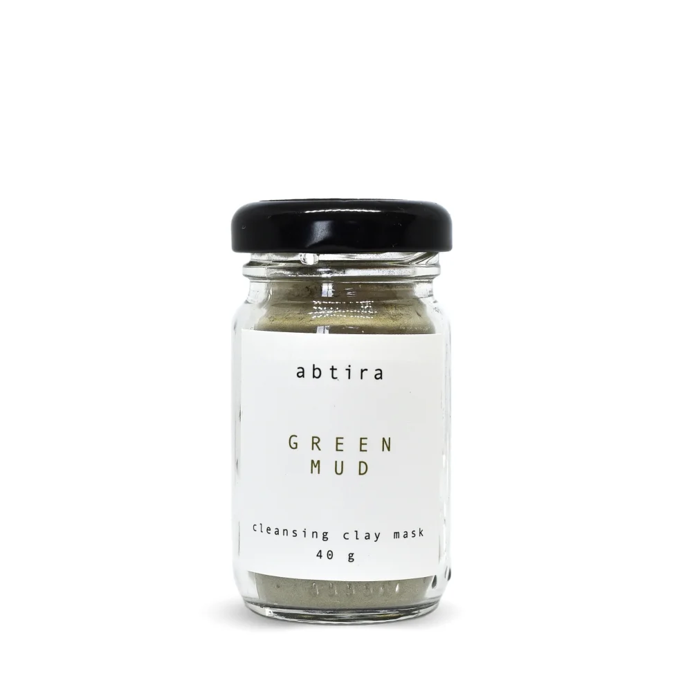 abtira | garden - Green Mud Tulsi Green Clay Mask - Deep Cleansing