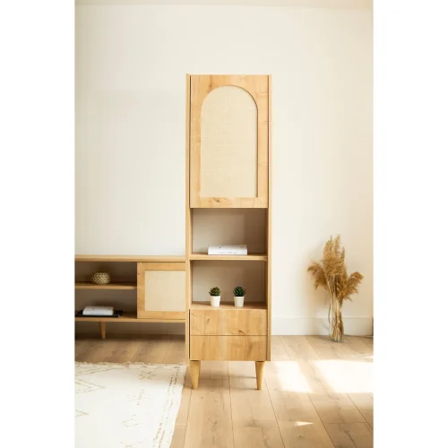 Mars Fabrika - Rustic Arched Bookcase