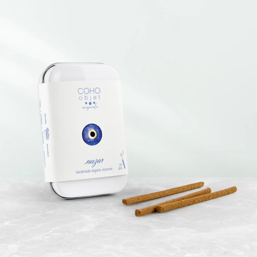 Coho Objet	 - Natural Nazar El Yapımı Organik Çubuk Tütsü