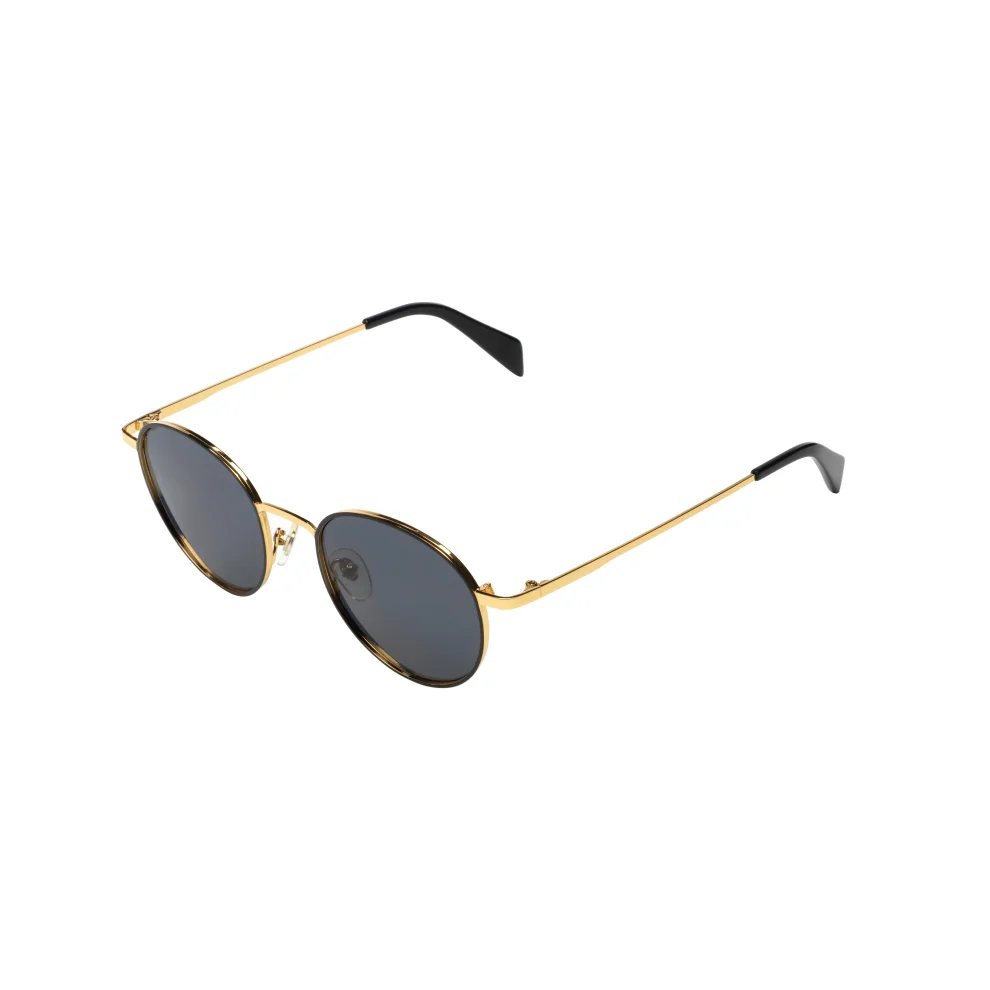 Komono - James Gold Black Sunglasses