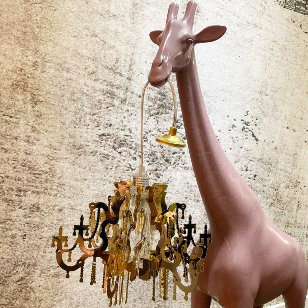 Tepta Aydınlatma - Qeeboo Giraffe In Love Xs Masa Lambası