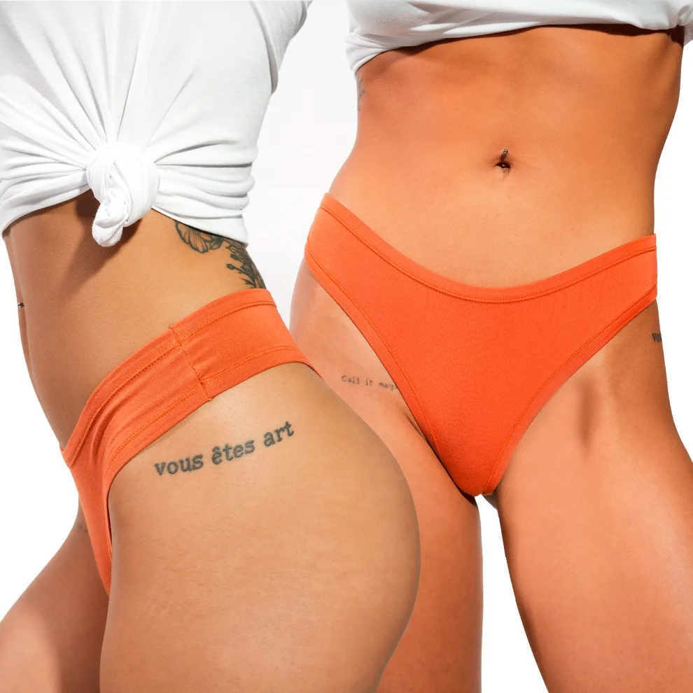 House of Nine Muses - Amber Bamboo Thong