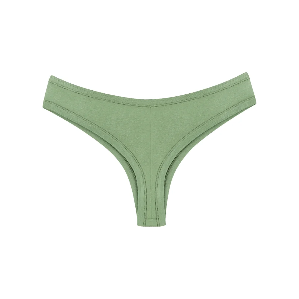 House of Nine Muses - Sage Bamboo Thong