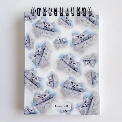 Atelier Dma - Cute Cat A6 Spiral Notebook Dotted