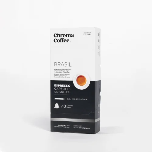 Chroma Coffee - Brasil 10 Adet Nespresso Uyumlu Kapsül