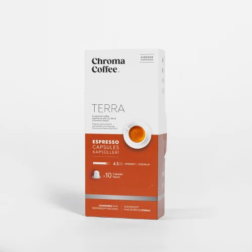 Chroma Coffee - Terra 10 Adet Nespresso Uyumlu Kapsül