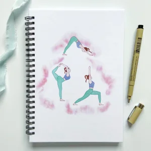 Yoga A5 Spiral Notebook Lined