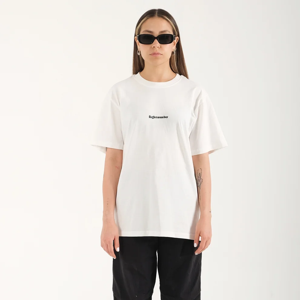 Flight Number - Aspirin T-shirt M White | hipicon