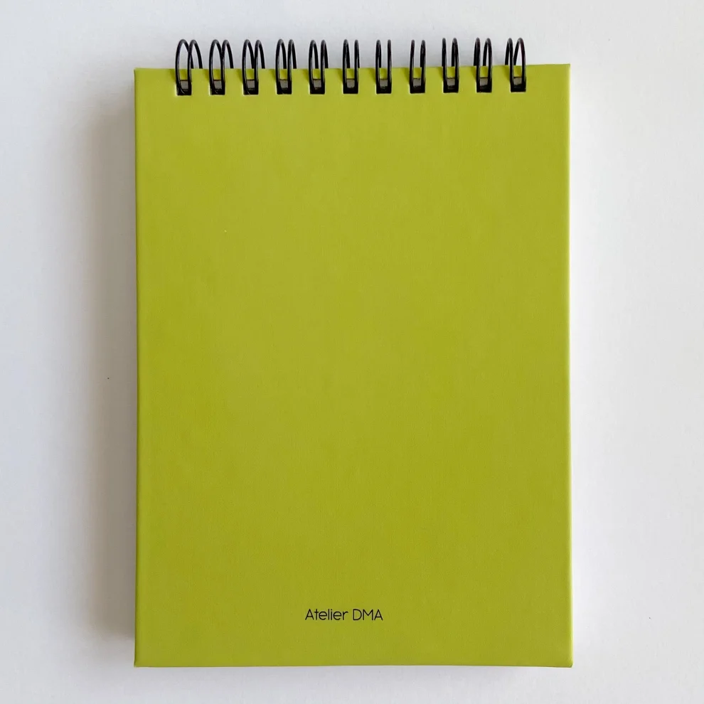 Atelier Dma - Northern Lights A6 Spiral Notebook Blank