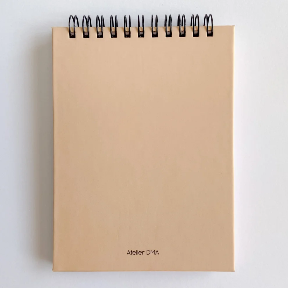 Atelier Dma - Panda A6 Spiral Notebook Blank