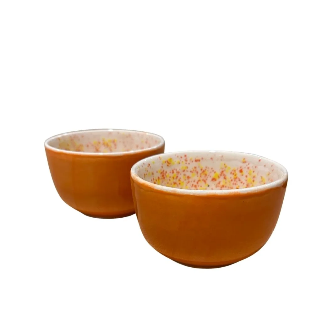 FelixCo Ceramics Popping Glass Orange hipicon