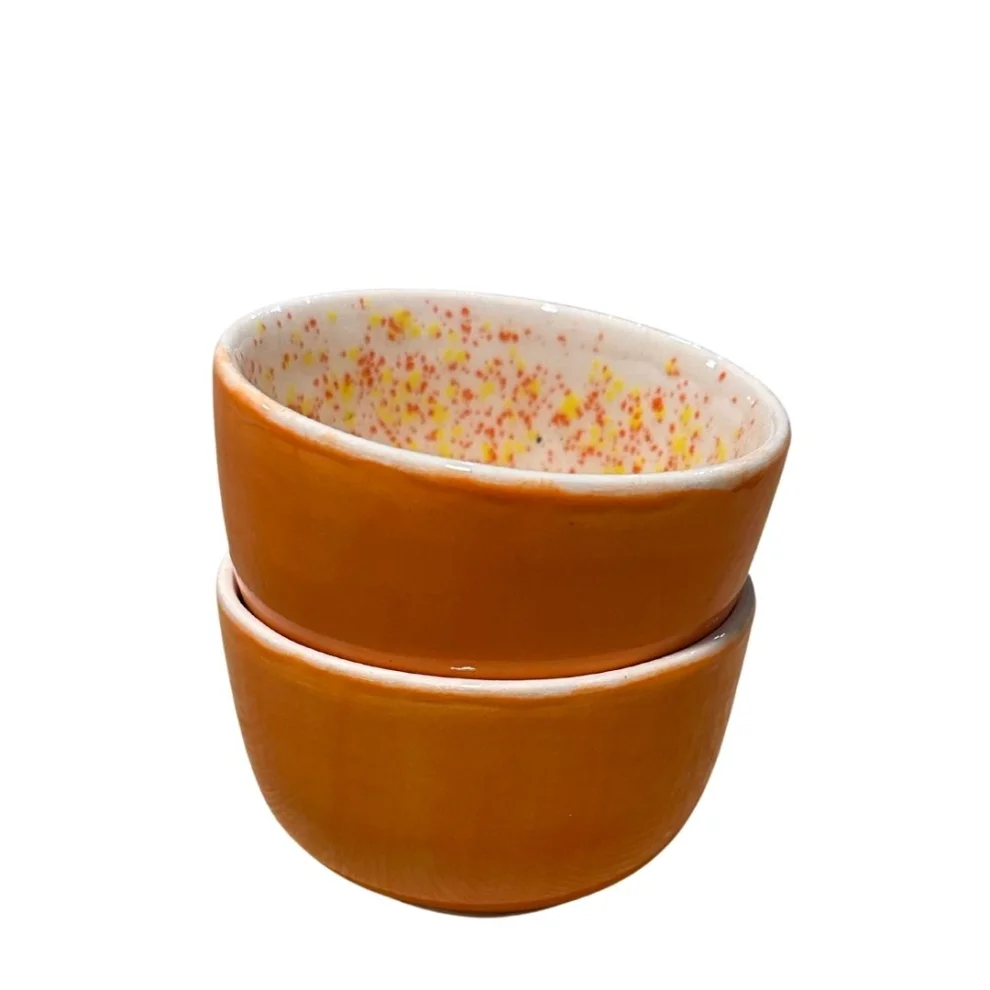 FelixCo Ceramics Popping Glass Orange hipicon