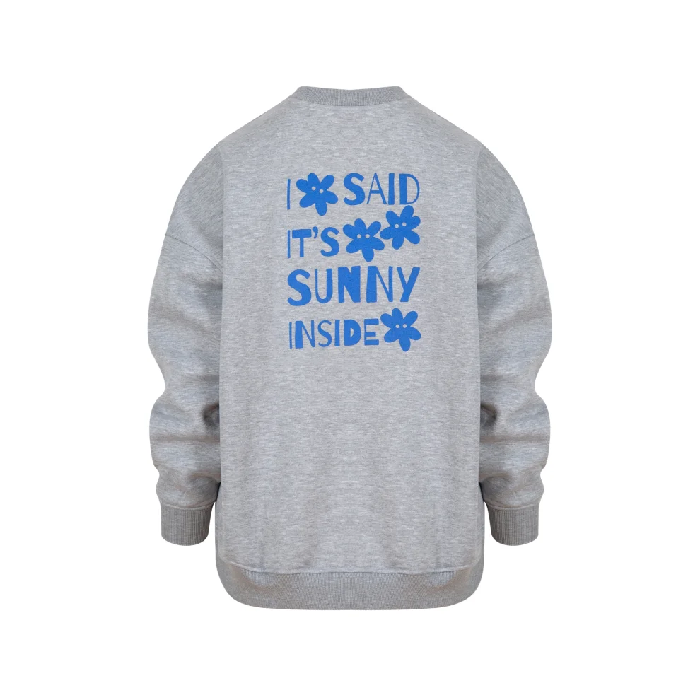 Pemy Store - Sunny Inside Oversize Cotton Sweatshirt