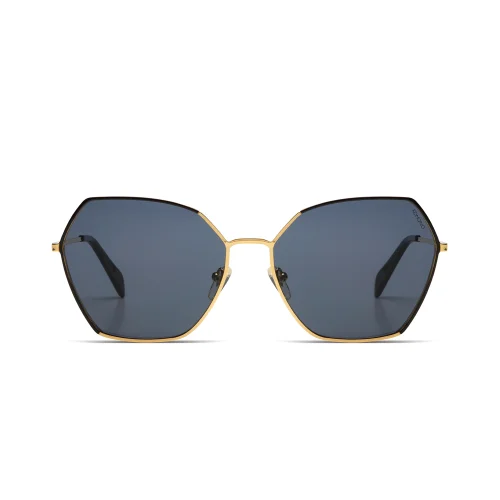 Komono - Belle Gold Black Sunglasses