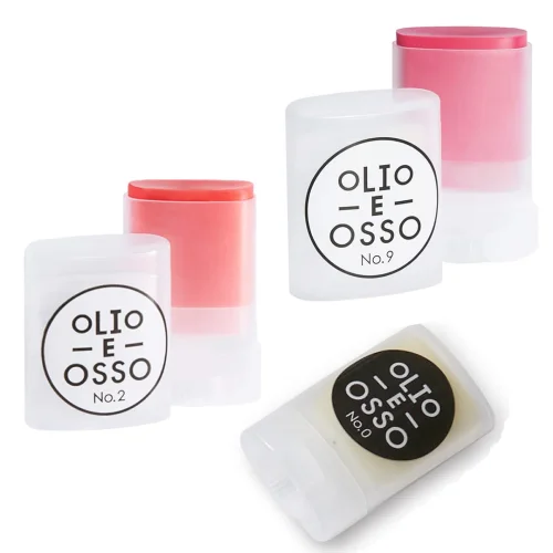 Olio E Osso - Lip Cheek Eye Dudak Allık Göz Renkli Nemlendirici Balm Üçlü Set