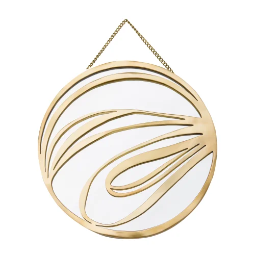 Zeworks - Kiara One Brass Mirror