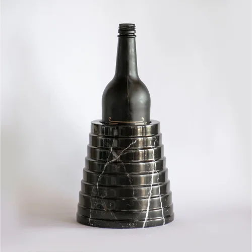 Urania Design - Layer Marble Wine Cooler, Bottle Holder