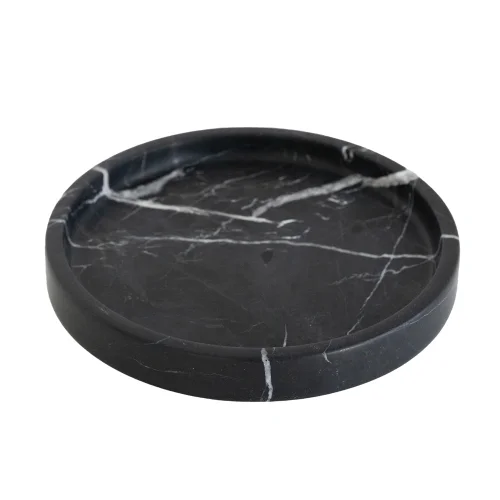 Marwoo Concept - Travertine Marble - Round Presentation Plate