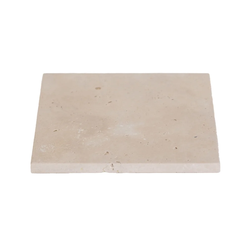 Marwoo Concept - Travertine Marble - Square Presentation Plate