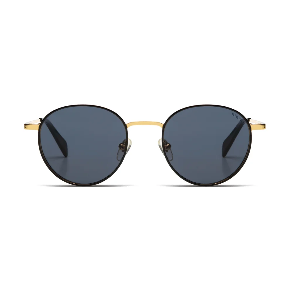 Komono - James Gold Black Sunglasses