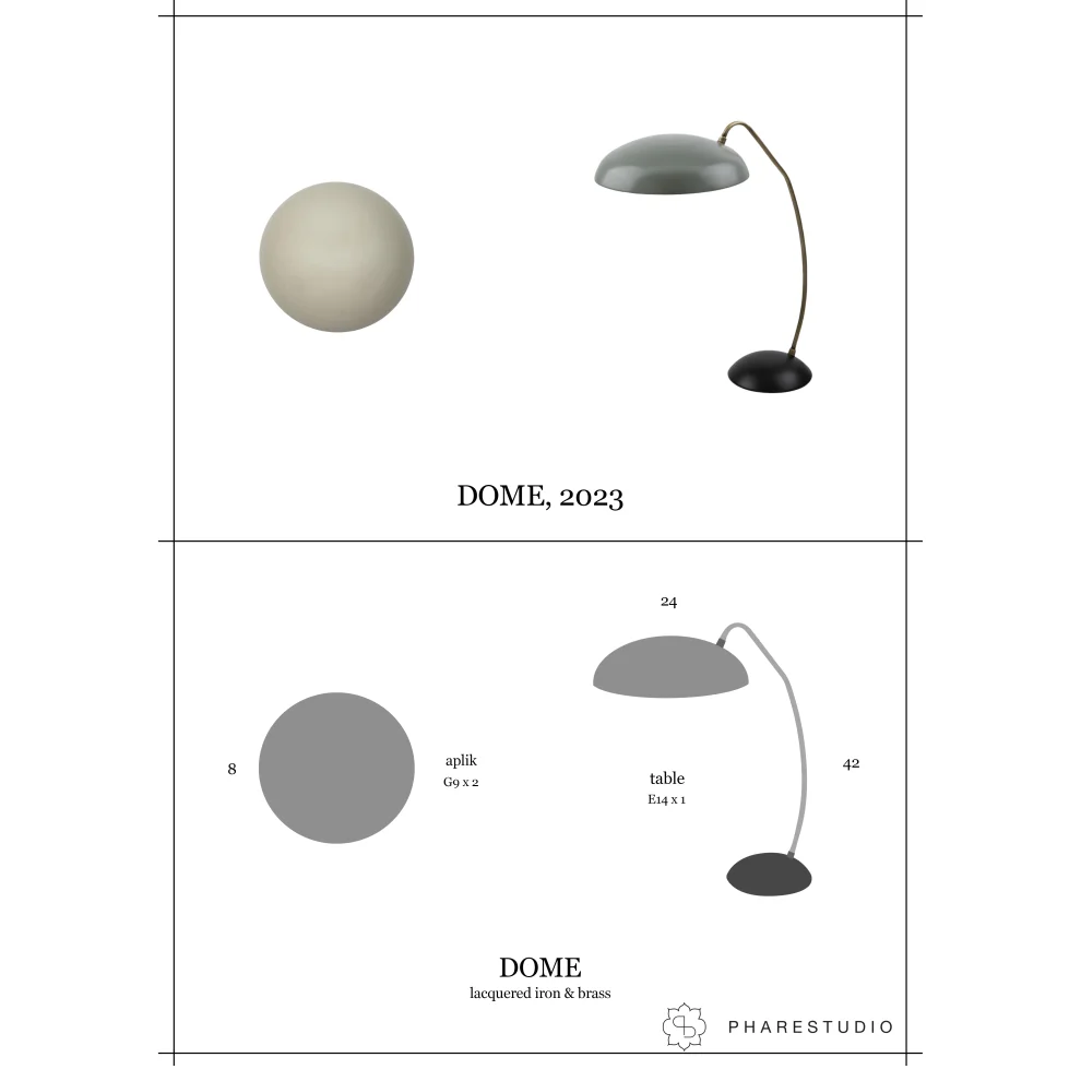 pharestudio - Dome Wall Lamp