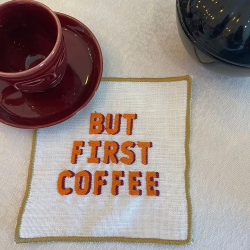 Well Studio Store - But First Coffee Coffee Side Napkin