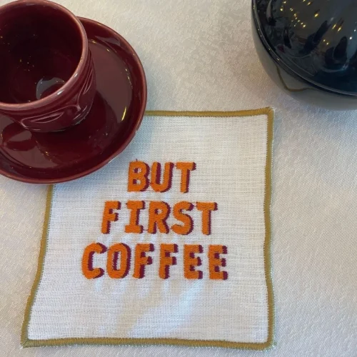 Well Studio Store - But First Coffee Kahve Yanı Peçetesi