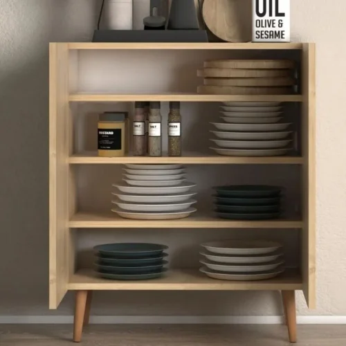 Well Studio Store - Rada Double Lid Wooden Cabinet