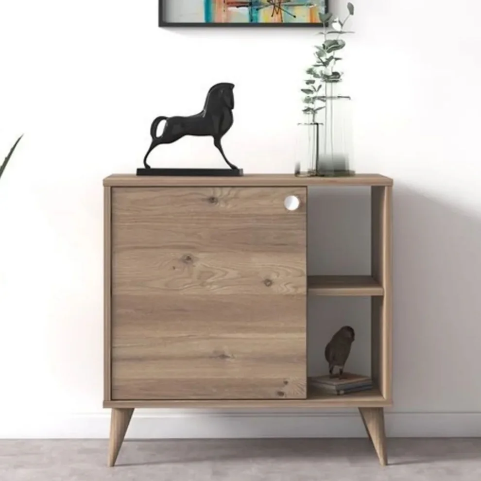 Well Studio Store - Rada Single-lid Shelf 
cabinet