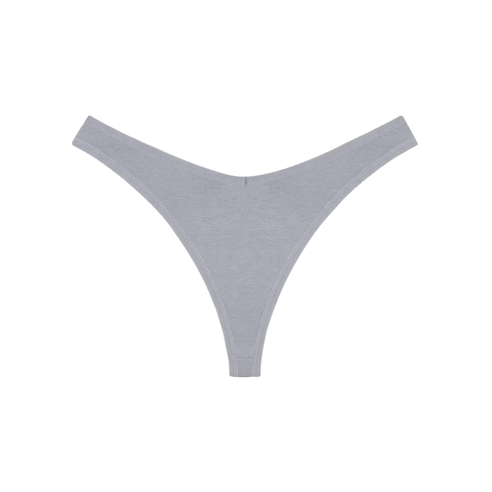 House of Nine Muses - The V Cut Modal Thong - Cloud