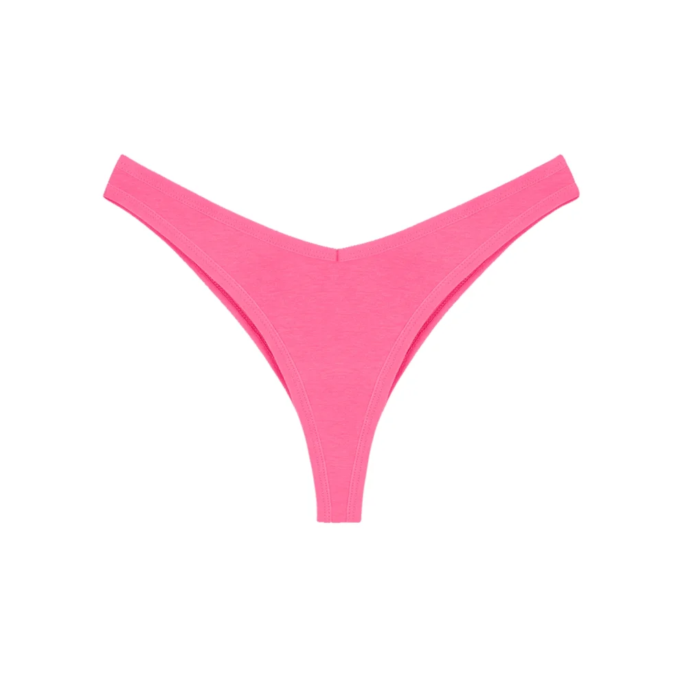 House of Nine Muses - The V Cut Modal Thong - Rose