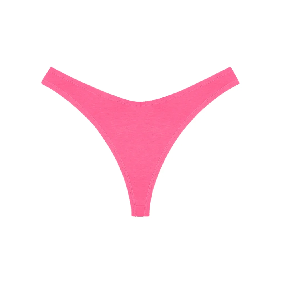 House of Nine Muses - The V Cut Modal Thong - Rose