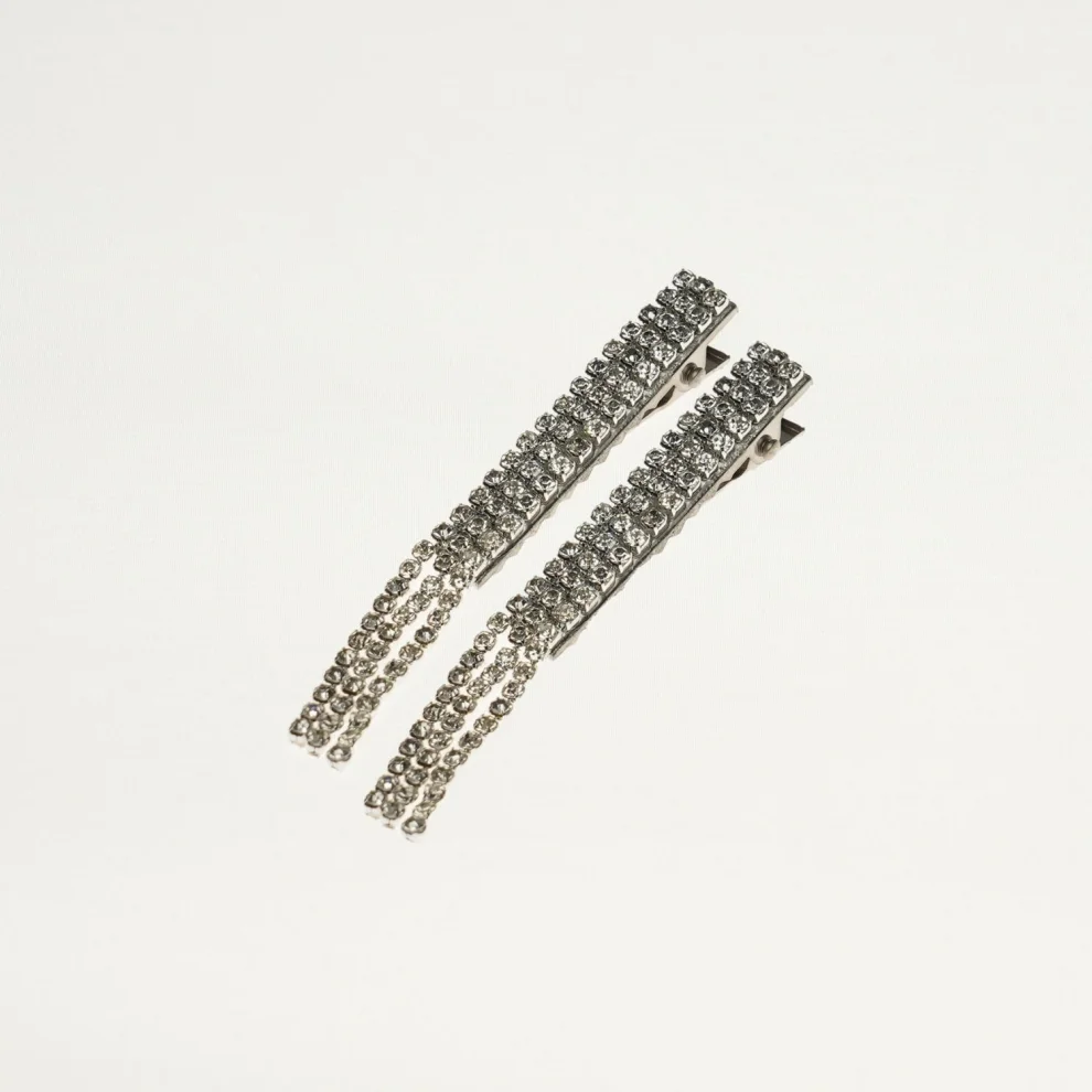 Merrie - Sparkle Hair Clip Set Of 2