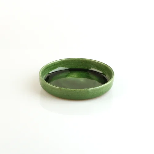 GA Ceramic - Küçük Yeşil Tabak