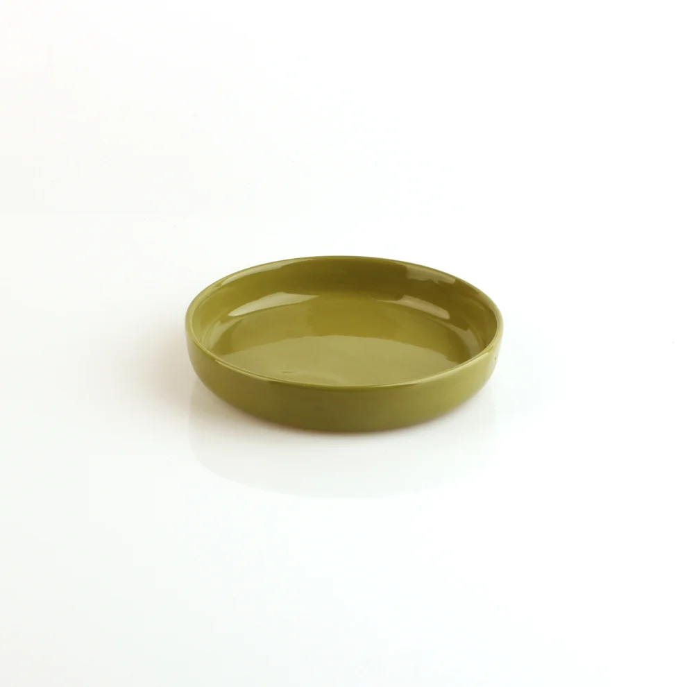 GA Ceramic - Küçük Zeytin Yeşili Tabak