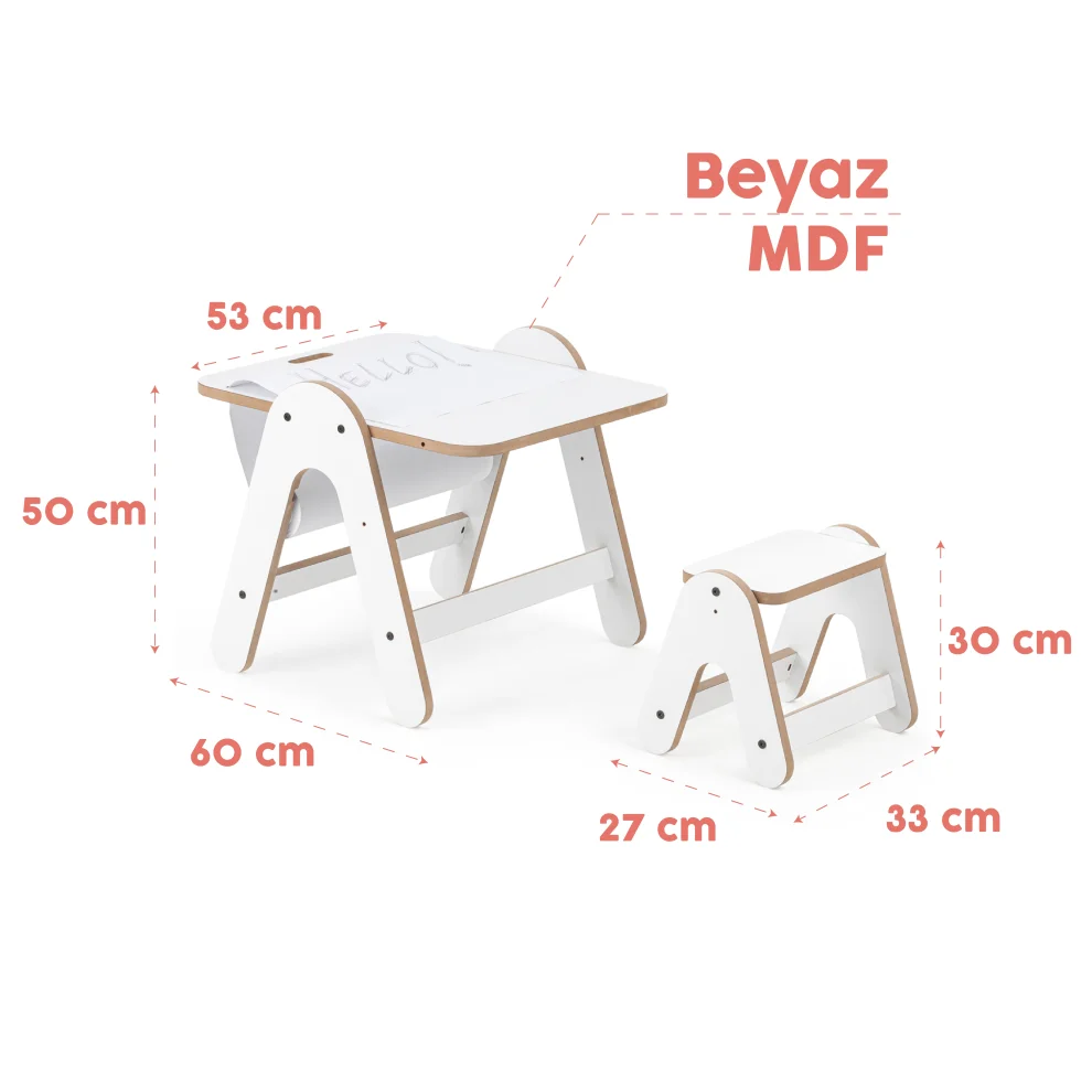 Mamatoyz - Massam - Mdf Activity Table