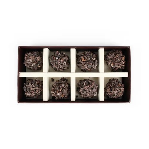 Juliette Artisan Chocolatier - Kakao Nibsli Bitter Çikolatalı Vegan Truffle