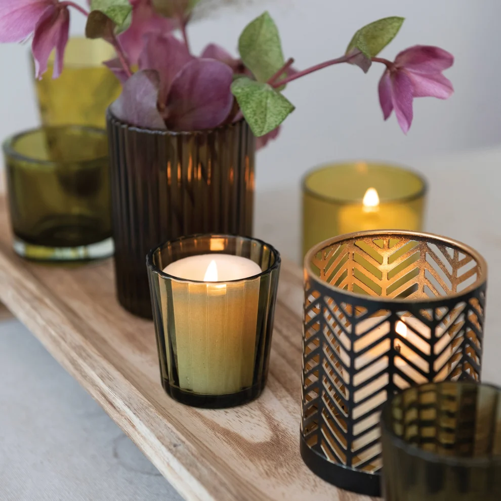 Warm Design	 - Wooden Stand Candleholder