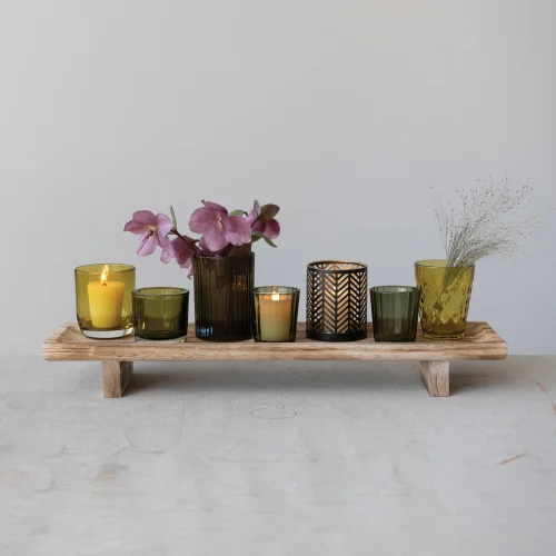 Warm Design	 - Wooden Stand Candleholder