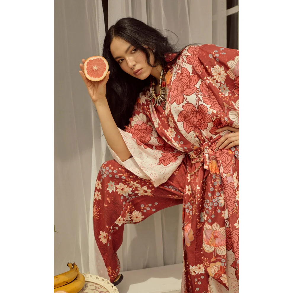 PILEA - Viviana Patterned Kimono