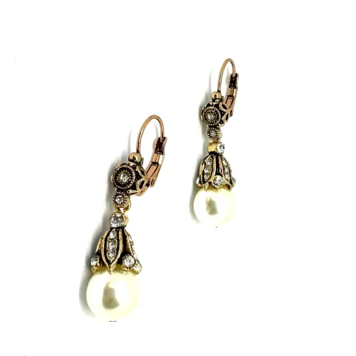 Sofia's Zoo - Pearl Hoop Earrings