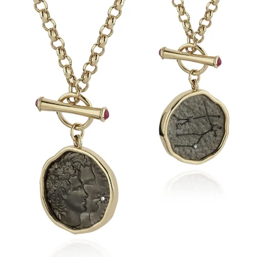 Melie Jewelry - Gemini - Zodiac Necklace