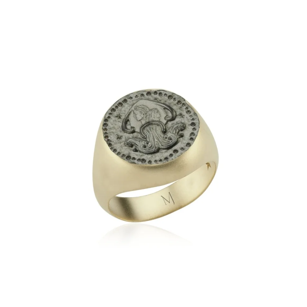 Melie Jewelry - Aquarius - Coin Ring