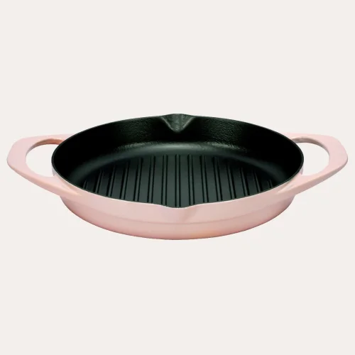 Pot Art - Nikko Double Handled Grilled Cast Iron Pan