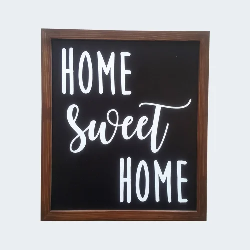 Lamoneta Design - Home Sweet Home Ağaç Tablo