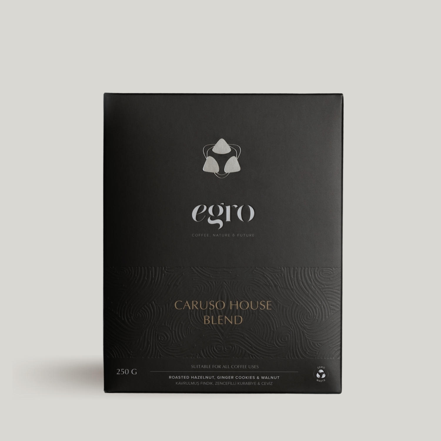 Caruso House Blend I Ground And Whole Bean Coffee 250 G