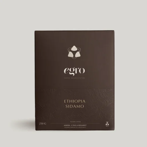 Egro Coffee - Ethiopia Sidamo, Guji I Ground And Whole Bean Coffee 250 G